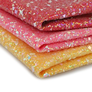 BY6143 Pastellfarbener grober Glitzer-Lederstoff für Polsterung, dekorative Haarschleifen, Stirnbänder, Schuhe, Ohrringe, Bastelarbeiten, gewebte Vorhänge, Stühle - Product Image 3