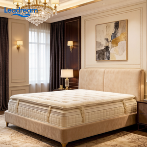 Premium Contemporary Pillow Top <b>Mattress</b> <b>Topper</b> Ergonomic Medium <b>Firm</b> Polyester Fiber Cover Fabric Bedding for Bedroom Home Use - Product Image 3