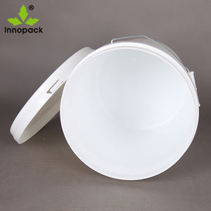 Seau d'emballage Innopack 15L blanc en PP recyclable de qualité alimentaire avec couvercle pour huile, peinture, gaz - Product Image 6