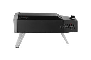 Grande fornello per pizza a legna da esterno in acciaio inossidabile da ristorante in ghisa con forno a gas portatile da 12 pollici per pizza - Product Image 4