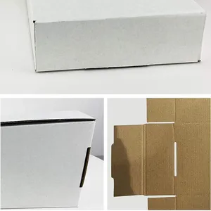 Caja de cartón corrugado con impresión mate personalizada, envío por correo, gran oferta