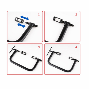 Kit d'outils de compression de ressorts de soupape avec <span class=keywords><strong>pince</strong></span> en C et adaptateurs de poussoir de collet - Product Image 4
