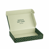 Cajas de Embalaje para Ropa Personalizadas con Laminado Mate, Forro de Esponja, Logotipo Personalizado Impreso, Cajas de Envío para Prendas