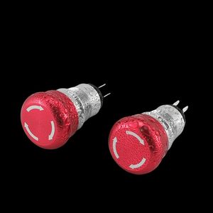 Interruptores de botón pulsador de metal con cúpula roja grande de 16mm, 19mm, 22mm, interruptor de parada de emergencia - Product Image 3
