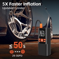 RIDEWISE 6000mAh 12V Single-Cylinder 150PSI Cordless Tire Inflator with Digital Gauge & Emergency Light