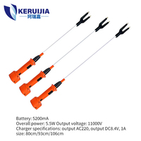 Nouveau fouet électrique KERUIJIA pour porcs, vaches et bovins, modèle 93 cm, en plastique PP, à bas prix, pour l'élevage porcin, composants essentiels