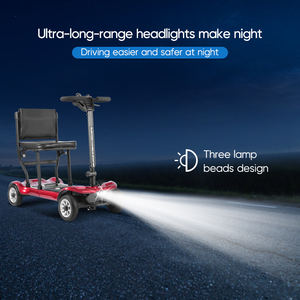 Scooter eléctrico con motor sin escobillas de 270W, ultraligero, compacto, Plegable, portátil, para discapacitados - Product Image 5