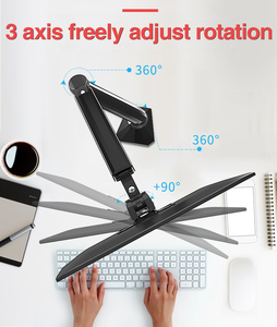 <span class=keywords><strong>Soporte</strong></span> de Brazo Doble para Monitor Kaloc 17-32, <span class=keywords><strong>Soporte</strong></span> Doble para PC, Montaje en Escritorio, <span class=keywords><strong>VESA</strong></span> <span class=keywords><strong>100x100</strong></span>, con Gestión de Cables DS90-2 - Product Image 5