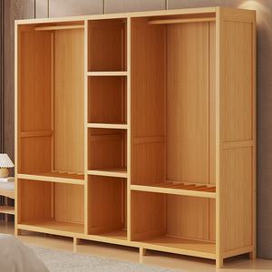 خزانة ملابس عصرية بسيطة للمنزل وغرفة النوم، خزانة تخزين اقتصادية مناسبة للغرف المؤجرة، متينة ومقاومة للغبار مع أبواب من الخشب المضغوط - Product Image 2