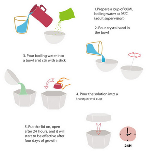 ของเล่นปลูกคริสตัล DIY สำหรับเด็กเพื่อการศึกษาและวิทยาศาสตร์ - Product Image 5