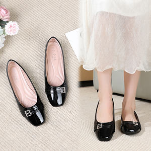 Sandales plates à la mode de qualité supérieure femmes chaussures <span class=keywords><strong>ugg</strong></span> bout pointu dames ballerine plate large largeur chaussures dames chaussures de fête - Product Image 6