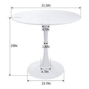 ชุดโต๊ะอาหาร<span class=keywords><strong>ไม้</strong></span>เอ็มดีเอฟแบบทันสมัยพร้อมเก้าอี้4ตัว - Product Image 2