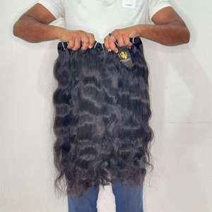 Extensions de cheveux raides naturels indiens Mink Raw, cheveux humains cambodgiens à cuticules alignées, fournisseur de cheveux bruts à cuticules alignées - Product Image 2