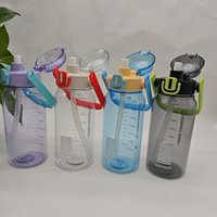 Bouteille d'eau portable en plastique Tritan de 900 ml pour l'école et les activités de plein air – Modèle 2025