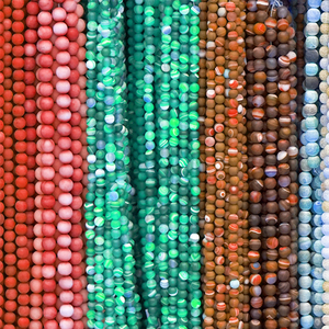 Perles de pierres précieuses en vrac naturelles de haute qualité perles de pierre naturelle d'agate de 6 mm pour la fabrication de bijoux - Product Image 5