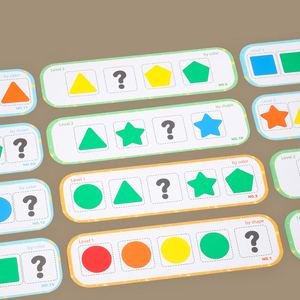 Juego de Clasificación de Formas y Colores de Madera Montessori, Juego de Combinación de Patrones Geométricos, Juguete Educativo para el Desarrollo de la Motricidad Fina para Niños de 2 a 4 <span class=keywords><strong>Años</strong></span> - Product Image 5