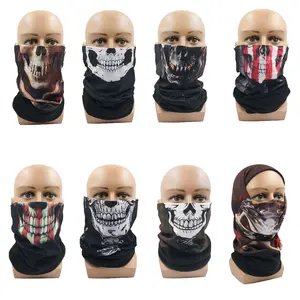 Factory wholesale Multifunctional seamless tube neck warmer scarf with polar fleece bandana tube neck warmer scarf