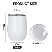 Harga Grosir Cangkir Termo Hadiah Cetak Kustom Stainless Steel Terisolasi 12oz Go Mug Dasar Berlian Prismatik Bebas BPA untuk Pesta