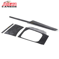 AISKA - Molduras Interiores de Fibra de Carbono Forjado, Revestimiento de Consola Central de Carbono Real para BMW G20 LCI G26 G42 G80 G82 G83