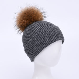 Chapeau en laine pour enfant, adorable <span class=keywords><strong>bonnet</strong></span> avec rabat d'oreille, couvre-chef pour bébé, peluche mignonne et chaude, automne-hiver - Product Image 5