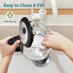 Hervidor de Agua Eléctrico de Vidrio de 1.7L, Libre de BPA, con Apagado Automático y Protección Contra Ebullición en Seco, para Uso en Hoteles, Garantía de 5 Años - Product Image 6