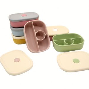 เบนโตะกล่องอาหารกลางวันแบบมีฝาปิดสำหรับโรงเรียนสำหรับเด็กเกรดอาหารปราศจาก BPA เป็นมิตรต่อสิ่งแวดล้อม - Product Image 2