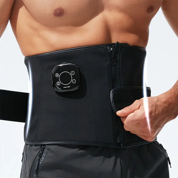 abs slimming vibro masajeador smart fitness electric muscle vibration belt ems muscle stimulator machine ems muscle stimulator