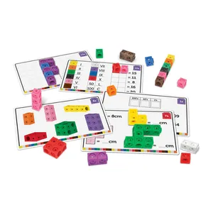인터넷 뜨거운 판매 퍼즐 장난감 몬테소리 레인보우 큐브 장난감 수학 컬러 정렬 스태킹 블록 장난감