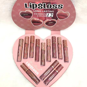Lot de 12 rouges à lèvres liquides mats Miss Royal à faible MOQ – Maquillage végétalien avec couvercle en forme de cœur – Cosmétiques Traje De Lapiz Labial - Product Image 3