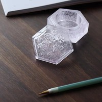 Boîtes à bijoux en verre cristal Liuli à motif floral, décoration élégante pour chambre à coucher, pour ranger boucles d'oreilles, colliers, ArtFamily, Saint-Valentin