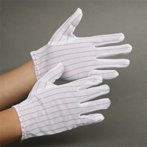 Gants antistatiques ESD confortables, respirants, enduits de polyester et de caoutchouc nitrile, gants de protection pour le travail, soudage de taille XL, vente en gros - Product Image 2