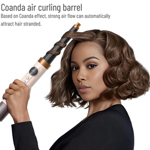 Nuovo Asciugacapelli Ionico ad Alta Velocità 1200W in Plastica per Uso Domestico, 5-in-1 con Motore BLDC, Arricciacapelli Elettrico Automatico, Piastra Lisciante e Pettine Volumizzante - Product Image 4