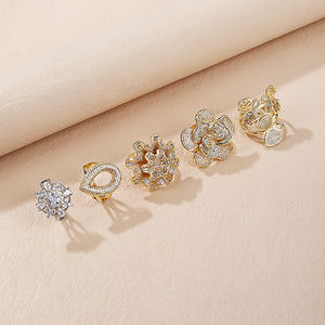 Hengdian 18k placcato oro gioielli anelli di moda nuovo Design oro anelli da dito anello d'oro prezzi In Pakistan per le donne - Product Image 3