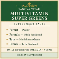 Mélange de superaliments verts multivitaminés en vrac sous marque privée – Vitamines, minéraux, antioxydants, anti-stress, beauté, super-complément