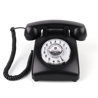 Téléphone rétro personnalisé avec enregistrement vocal, téléphone-livre d'or audio pour mariage, anniversaire, fête