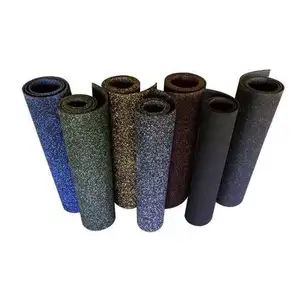 最佳工厂价格三元乙丙橡胶和丁苯橡胶防滑纯色保湿橡胶地板卷