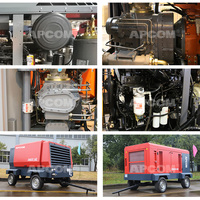 Compresseur d'air diesel Cummins 20 bars 800 CFM pour l'exploitation minière, 450 PSI, 22 m³/min