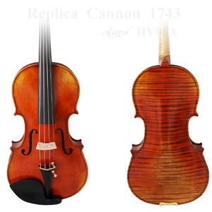 Sinomusik Haute Qualité Professionnel Tout À La Main Violon Peinture À L'huile <span class=keywords><strong>Italien</strong></span> Artisanat Compétence Une Pièce Arrière avec Antique Peau Cassée - Product Image 1
