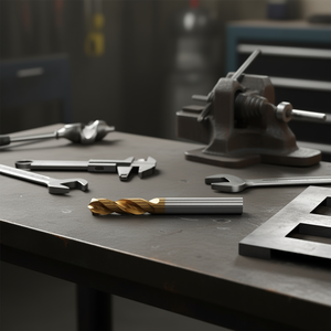 Foret hélicoïdal HSS-Co 14 mm, revêtement TiN, auto-centrant pour le perçage du métal - Product Image 3