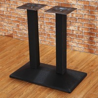 Support de table robuste en acier inoxydable, style moderne et luxueux, pour salon, salle à manger, cuisine, base de table, support de bar