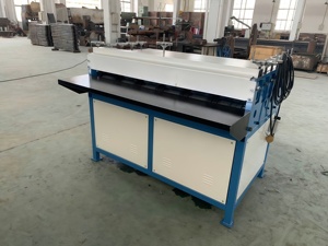 자동 HVAC 사각 덕트 판금 비딩 레벨러 기계 - Product Image 4