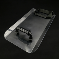 Écran de protection portable en PC transparent de 3,5 mm d'épaisseur, taille et forme personnalisées |   Barrière de sécurité personnelle transparente résistante aux chocs, découpe possible