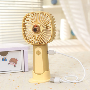 Portable Handheld <b>Fan</b> With <b>Stand</b> Rechargeable Battery 5W DC Motor Three Speeds For Desk And Outdoor Use - Product Image 5