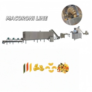 Linea di Produzione Compatta <span class=keywords><strong>per</strong></span> Pasta Macaroni a Gomito, Automatica con Miscelazione Impasto, Estrusione, Taglio e <span class=keywords><strong>Motore</strong></span>, Capacità 40kg/h, Essiccazione Efficiente - Product Image 2