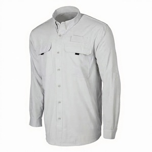 Customized Fishing Long Sleeve Button Fishing Shirt Sun Protection Men's Sportswear Outdoor Fishing Clothes - Product Image 1