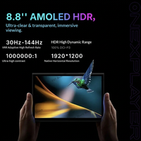Console de jeu portable OneXPlayer 3 G3e, écran OLED AMOLED de 8,8 pouces, 144 Hz, Intel Arc G3 Extreme, console de jeu Windows 3 en 1