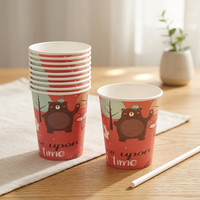 Gobelet à café jetable à double paroi en papier pour boissons chaudes avec logo personnalisé et capacité de 270 ml