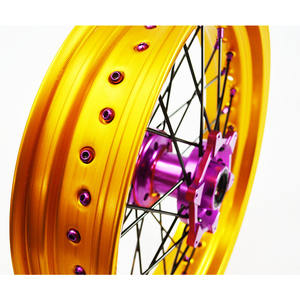 ชุดล้อซี่ลวดแบบไม่มียางในสำหรับรถมอเตอร์ไซค์แบบสตรีท ขนาด 2.15*21 นิ้ว/4.25*18 นิ้ว สำหรับ KTM 390 790 1290 <span class=keywords><strong>ADV</strong></span> - Product Image 4