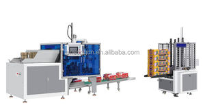 Boîte d'emballage ondulée de haute qualité faisant la machine de montage de boîte de plateau de fruits de carton de légumes - Product Image 6