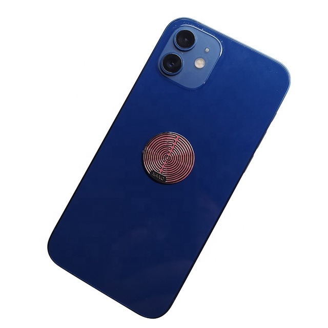 5g 24K Gold Anti Radiation Quantum Shield with Negative Ions 1500cc for Cell Phone EMF Protection 26mm Sticker